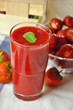 Strawberry cocktail
