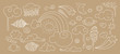 Vector: Cute sky doodle Cute sky doodle
