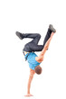 Photo: young break dancer showing his skills young break dancer showing his skills