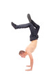 cool breakdance style dancer posing
