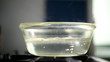 water boiling in a saucepan