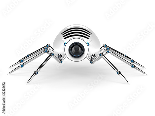 Illustration: Robot Spider Android Robot Spider Android