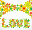 Holiday card from flowers