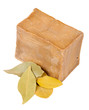 Traditional laurel soap, isolated on white Traditional laurel soap, isolated on white