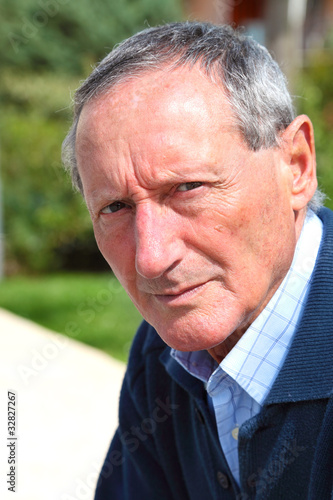 Photo: smiling casual senior man smiling casual senior man