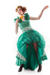 Foto: Beauty woman in old fashioned dress Beauty woman in old fashioned dress