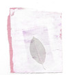Malerei mit Blatt