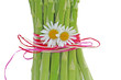 Spargel schön verziert