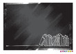 Grunge canvas background, book motive (simple linear drawing)