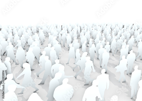Illustration: Anonymous crowd Anonymous crowd