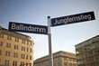 canvas print picture - Ecke Ballindamm-Jungfernstieg