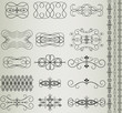 Abstract design elements ,borders vector set Abstract design elements ,borders vector set
