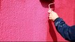 Painting with paint roller