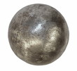 iron metal ball isolated on white background