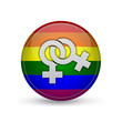 Intertwined Female Symbols Icon