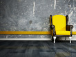 Interior design scene with an  armchair