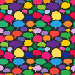 Speech bubbles, seamless background II