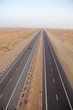 Autostrada nel deserto arabico