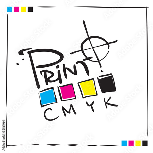Vector: Logo CMYK Print concept design Logo CMYK Print concept design