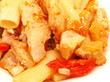 Rigatoni pasta with chicken