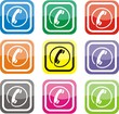 boutons téléphone