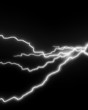 Lightning flashes