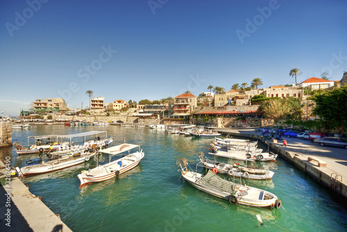 Photo: Small harbor, Byblos, Lebanon Small harbor, Byblos, Lebanon