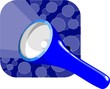 Illustration: Illustration of electric pocket flash light Illustration of electric pocket flash light