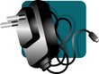 Illustration of charger for a mobile gadget