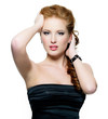 Photo: Beautiful glamour red-haired woman Beautiful glamour red-haired woman