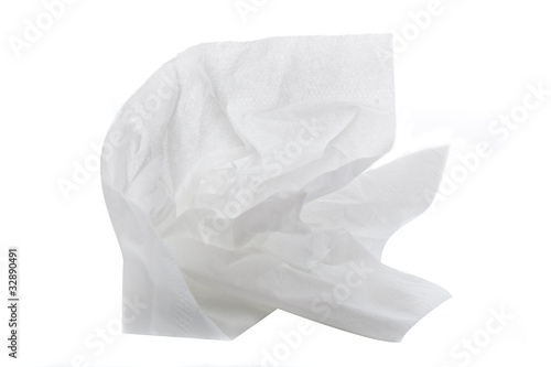 Photo: A white tissue A white tissue