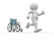 Wheelchair.