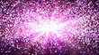 Glitter heart made from hearts