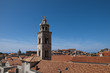 Church tower in Walled City of Dubrovnic in Croatia Europe Church tower in Walled City of Dubrovnic in Croatia Europe