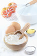 Photo: raw ingredientes, ready to merge to make a cake raw ingredientes, ready to merge to make a cake