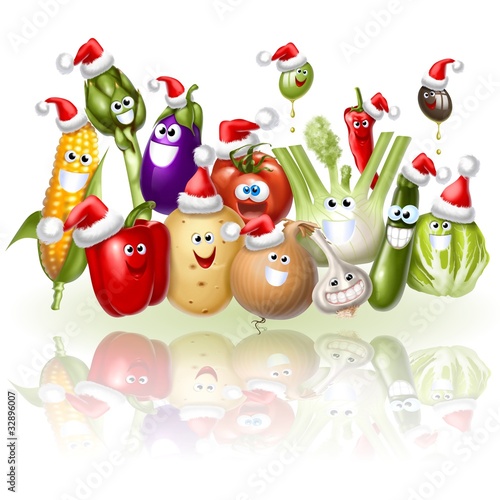 Illustration: verdure natalizie verdure natalizie