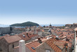 Rooftops in Walled City of Dubrovnic Croatia