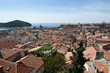 Rooftops in Walled City of Dubrovnic Croatia