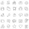 Web design doodle icons
