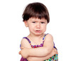 Sad baby girl crying Sad baby girl crying