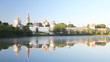 Novodevichy Convent during sunrise time Novodevichy Convent during sunrise time
