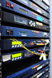 Photo: The communication and internet network server room The communication and internet network server room