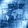Photo en ligne au meilleur prix Blue World Information Background