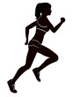 running shadow