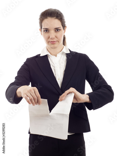 Photo: Tearing Up Contract Tearing Up Contract
