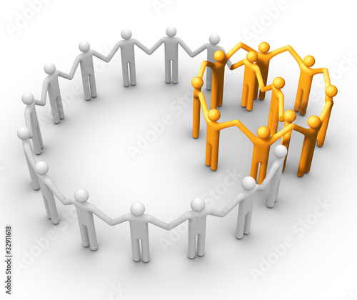 Illustration: Group of People Group of People