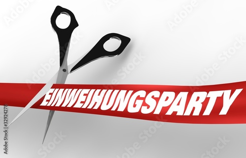 Illustration: einweihungsparty einweihungsparty