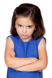 Angry little girl