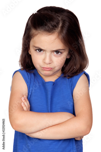Photo: Angry little girl Angry little girl