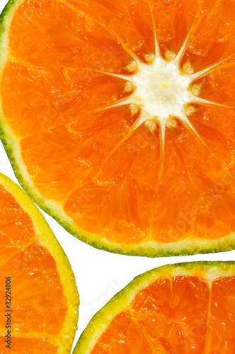 Photo: Tangerine slice Tangerine slice